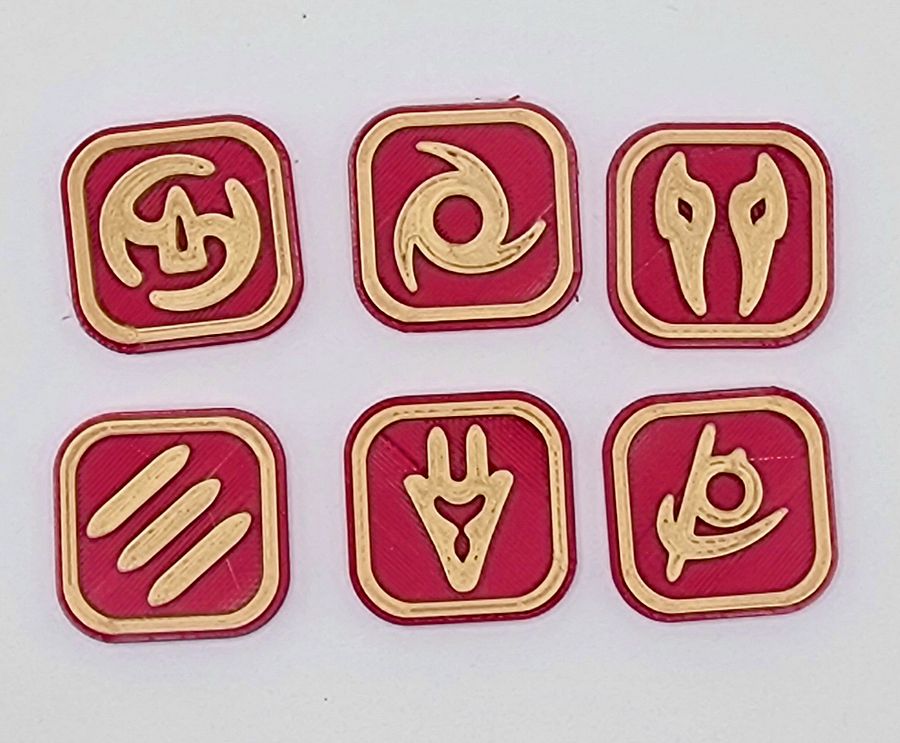 3D Printed Final Fantasy XIV Magnets product image (4)