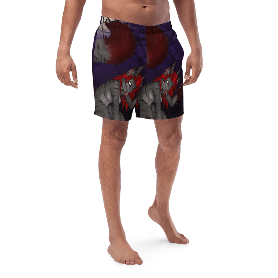 Demon's Moon All-Over Print Swim Trunks product image (1)