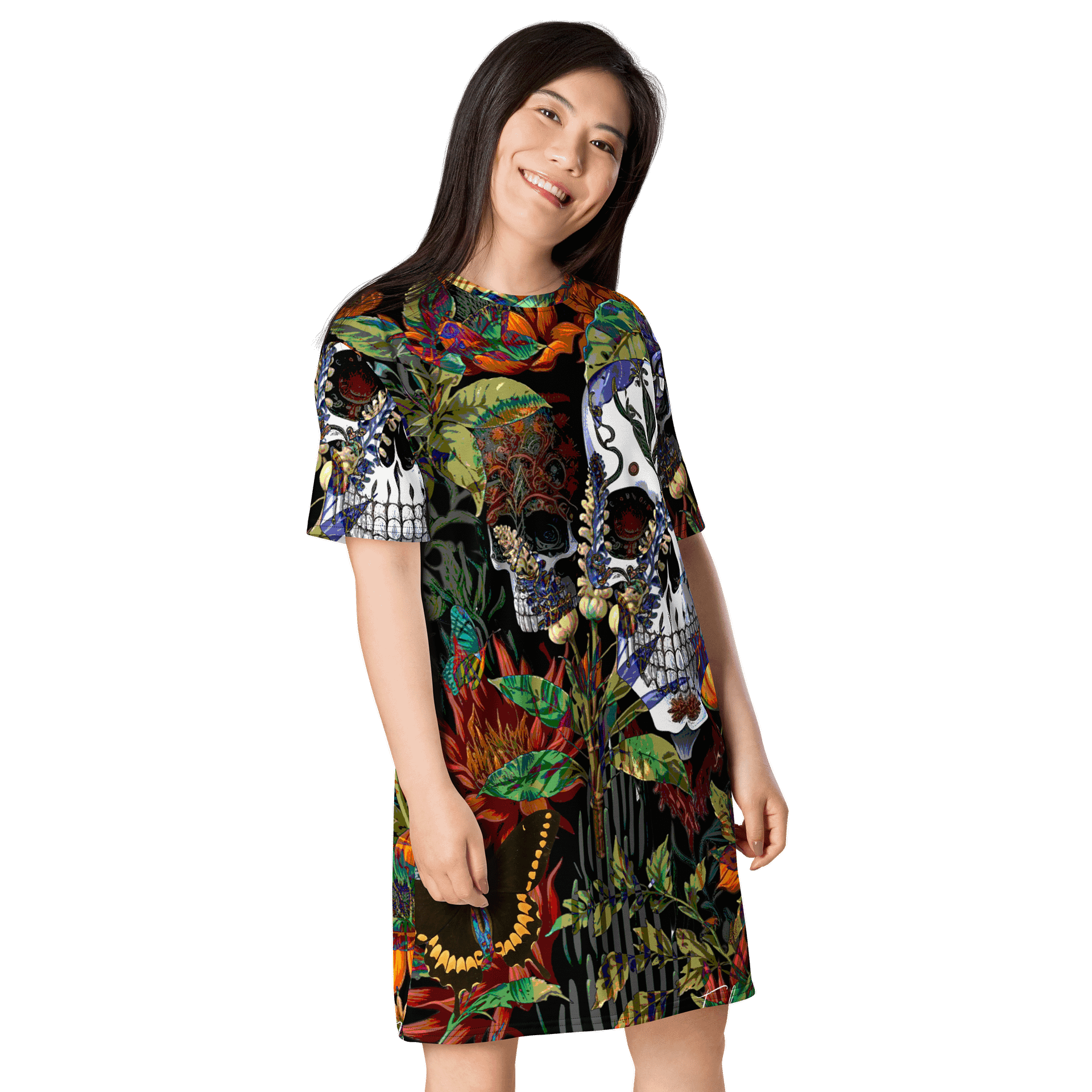 Fiesta de los Ancestros (Festival of the Ancestors) by Edward Martin T-Shirt Dress product image (4)