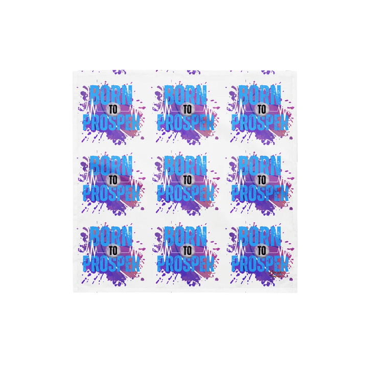 Born to Prosper Patterned Print Bandana product image (1)