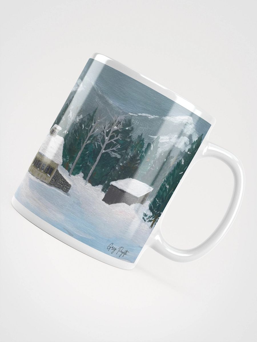 A Cozy Winter Mug – Painting by Greg Payette (with poem excerpt) product image (12)