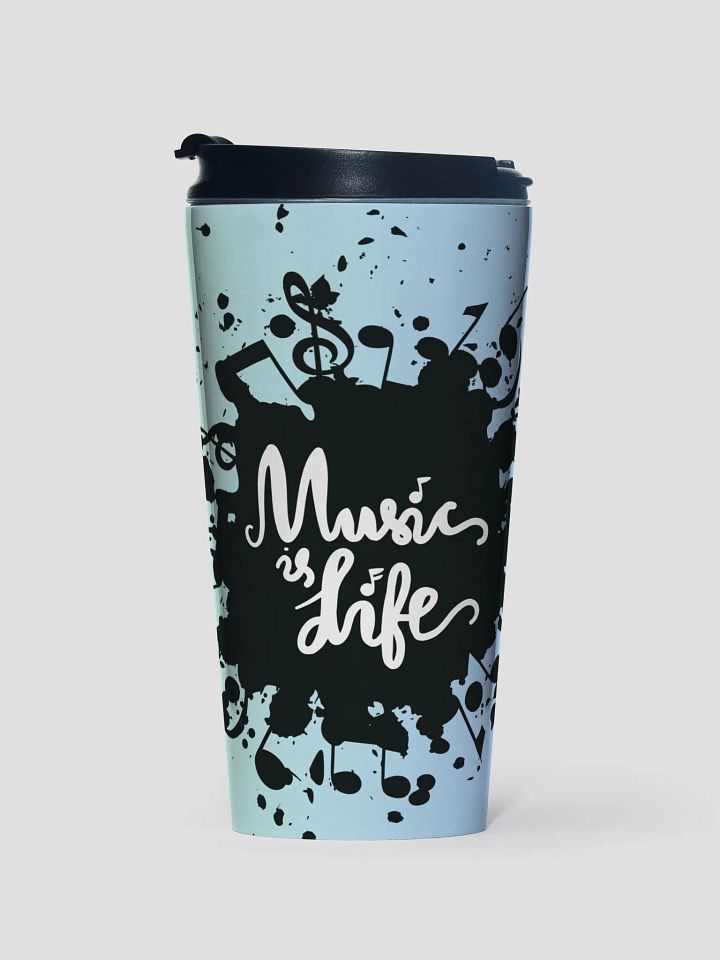 Music is Life Travel Mug product image (1)