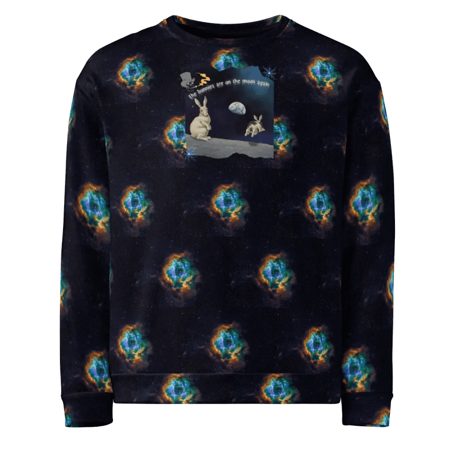 KC, Bunnies on the Moon, Sweatshirt product image (1)