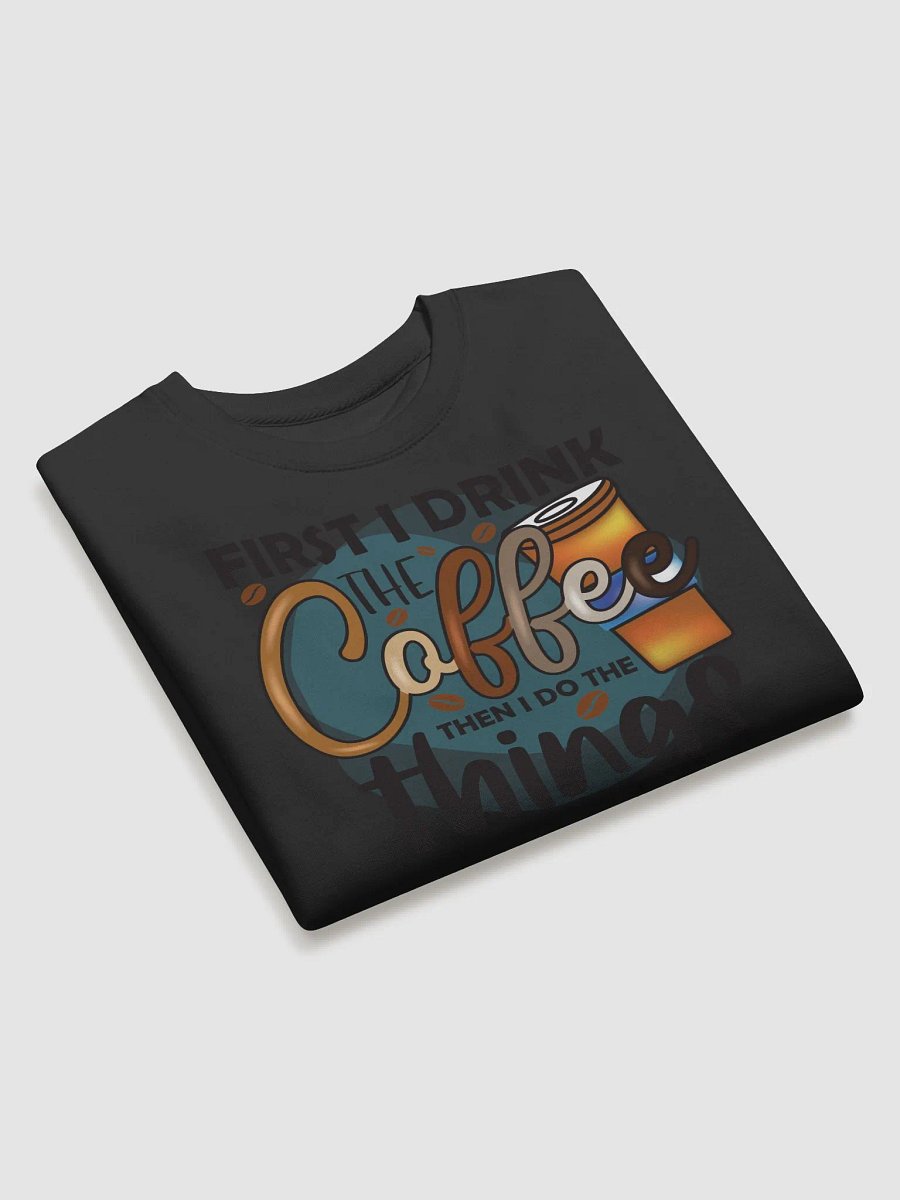 Coffee-Themed Graphic Sweatshirt product image (3)