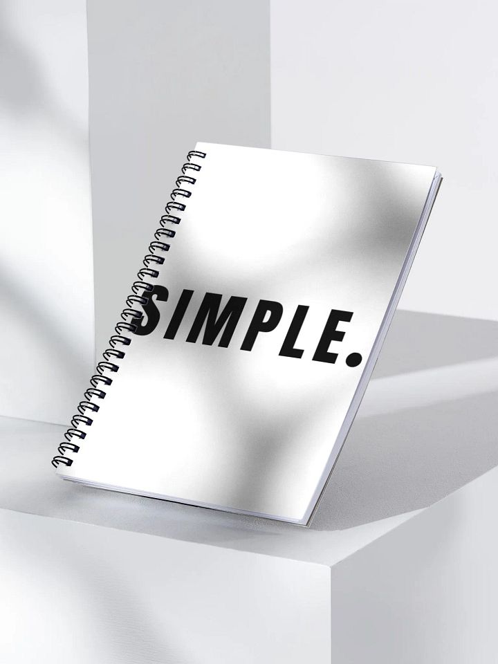 BOLDLY SIMPLE Spiral Notebook product image (2)