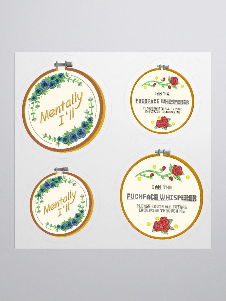 The Beauty of Embroidery sticker product image (1)