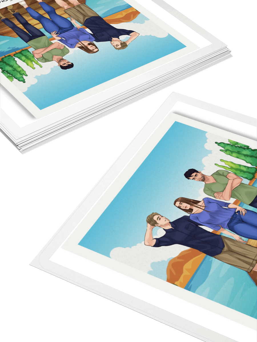 Between the Birches Awakening // Fishing Trip // Sticker product image (4)