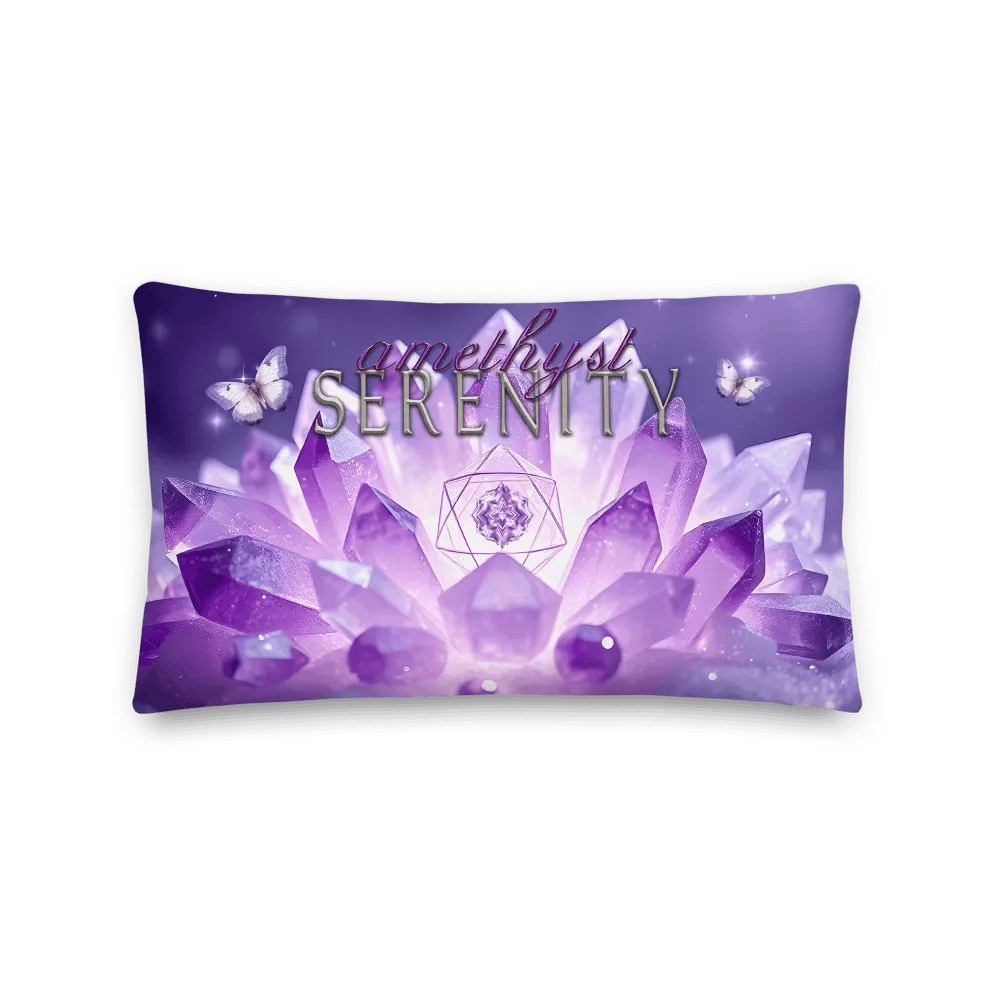 Amethyst Healing Grid Pillow product image (7)