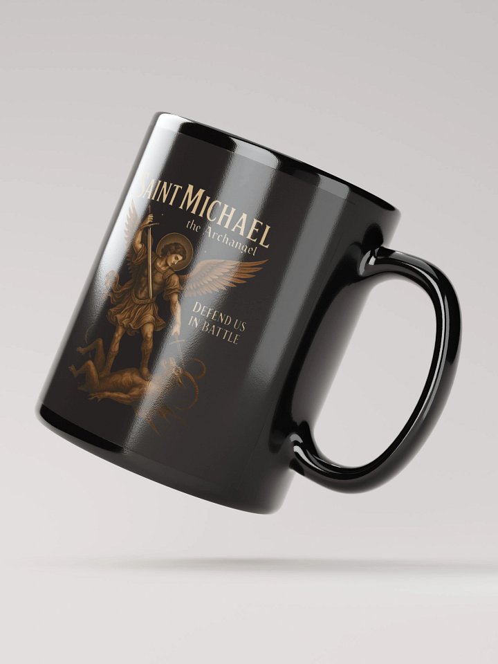 St Michael Defend Us In Battle Mug product image (3)