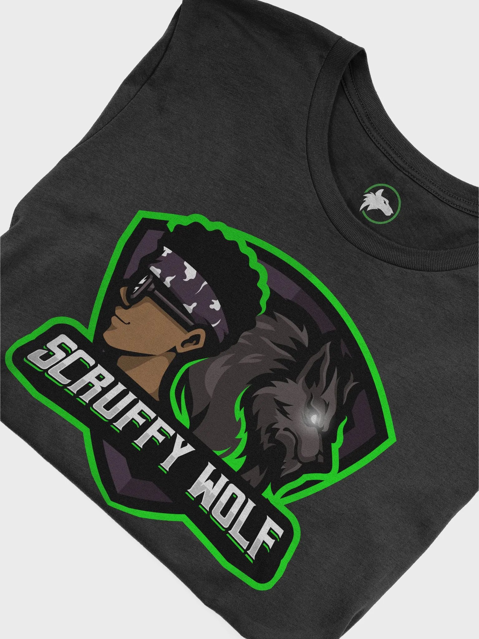 Scruffy Wolf Mascot Logo T-Shirt product image (5)