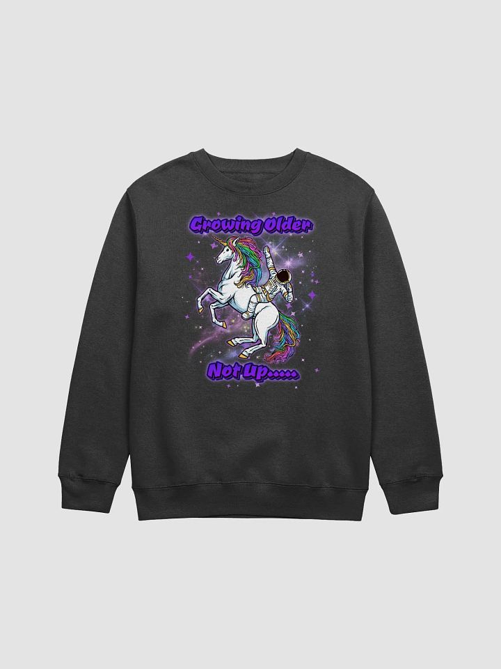 Galactic Unicorn Birthday Adventure premium crewneck Sweatshirt product image (1)