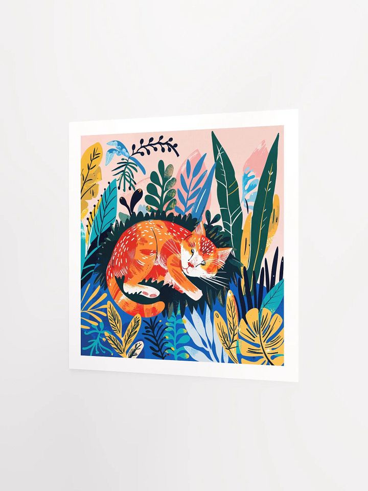 Sleepy Cat Print product image (10)