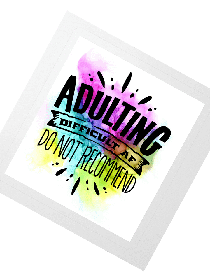 Adulting Difficult AF Sticker product image (6)