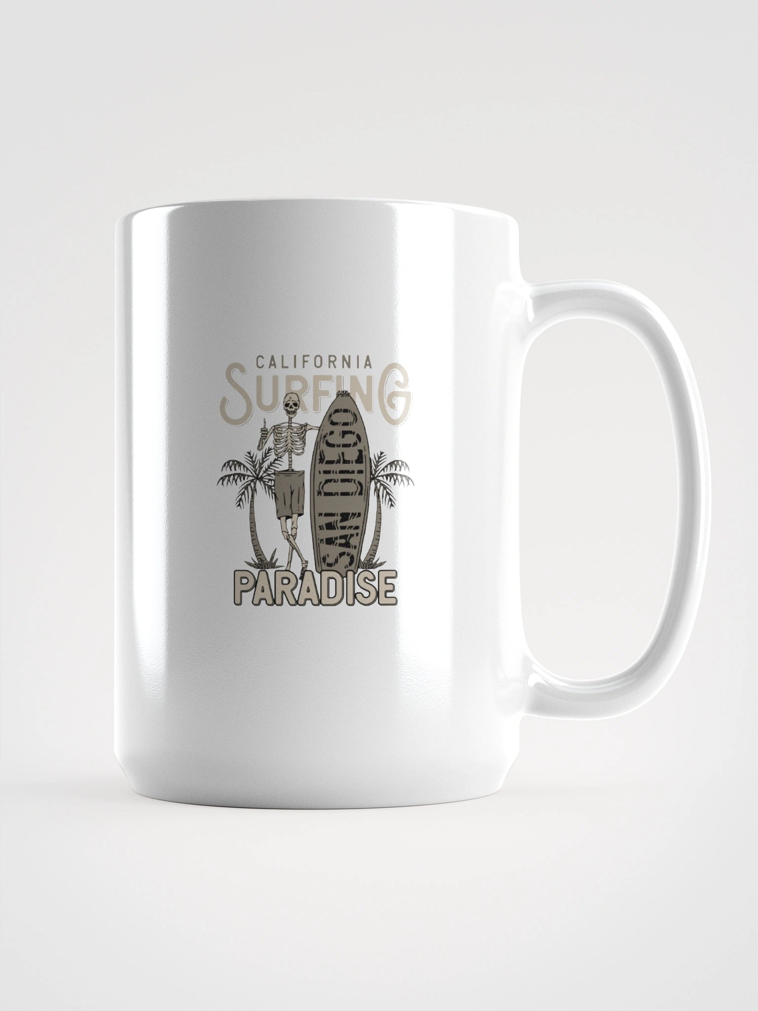 California Surfing Skeleton Mug product image (2)