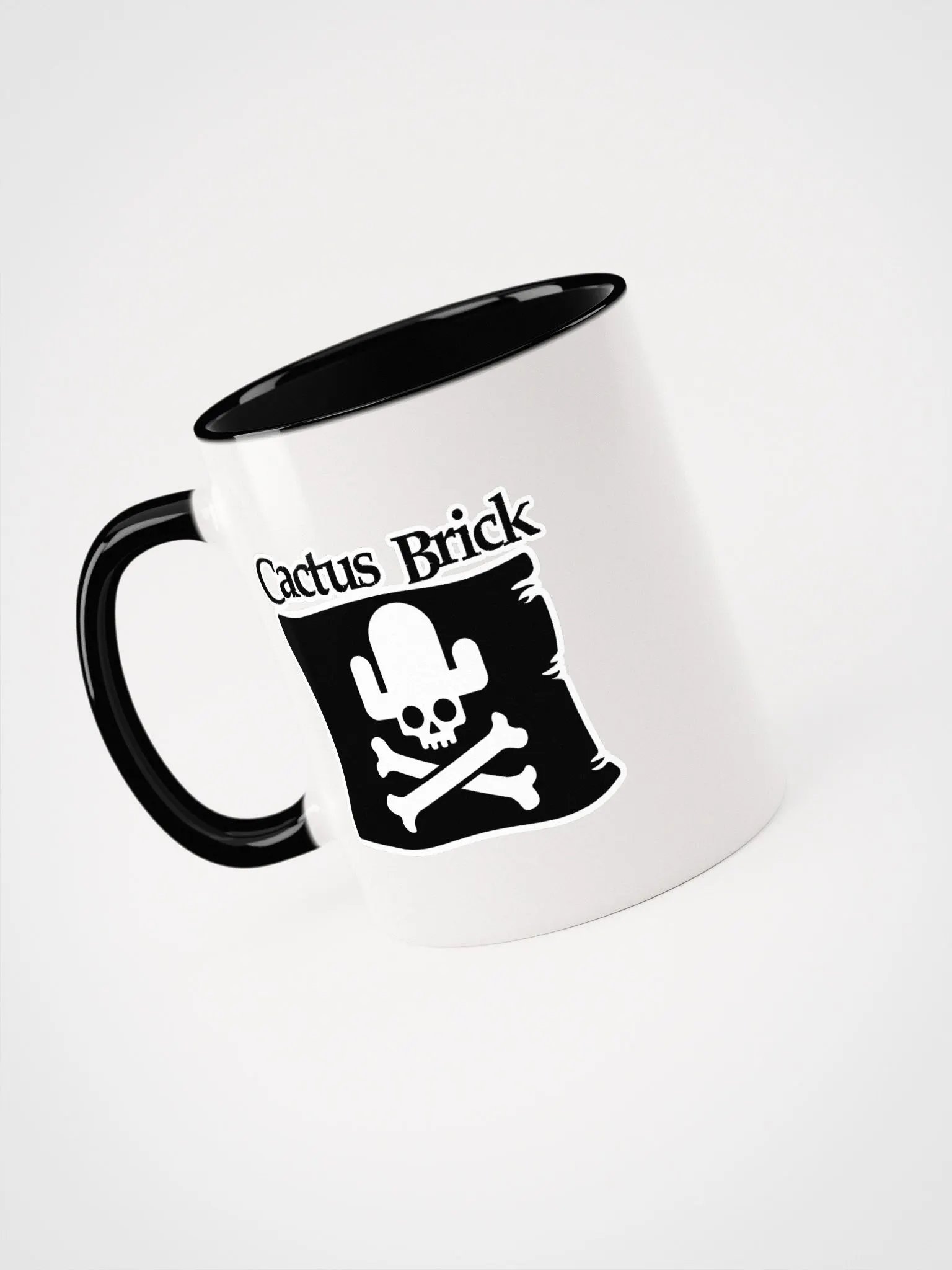 Cactus Brick (Mug) - Pirate Flag product image (1)
