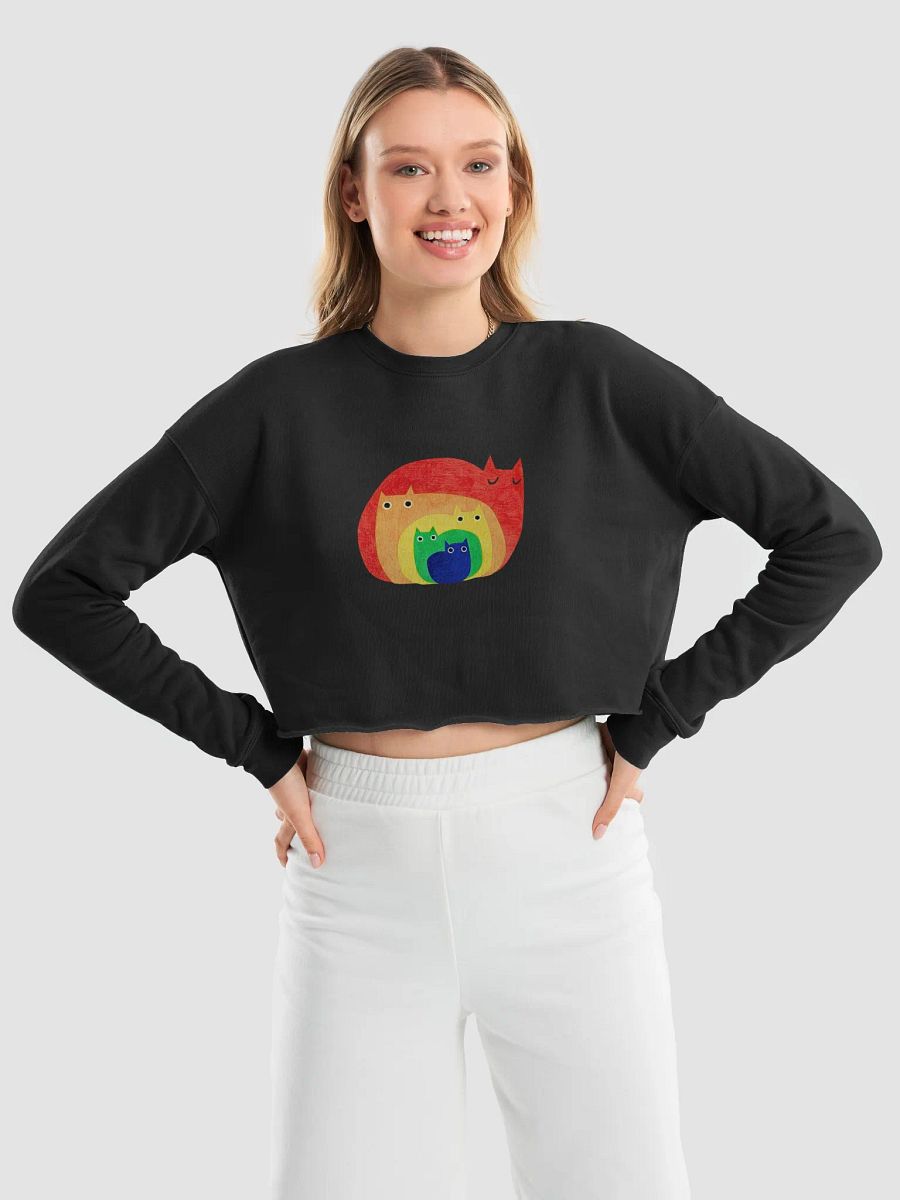 Nested Colors Cats Whimsical Sweatshirt product image (45)