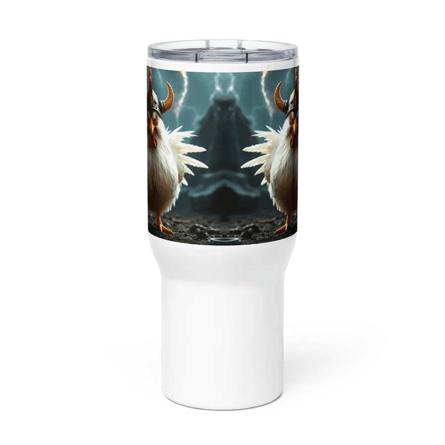 Mirabelle the Battle Chicken Travel Mug product image (3)