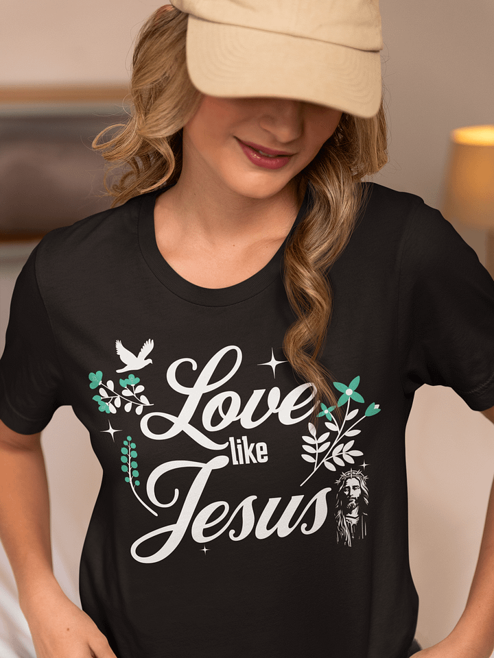 Love Like Jesus T-Shirt | Inspirational Christian Faith Apparel product image (1)