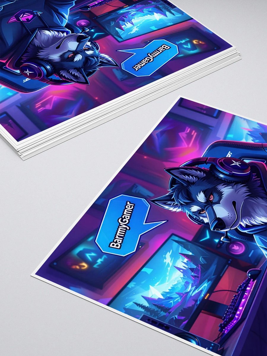 BarmyGamer's Gaming Den Kiss Cut Stickers product image (11)