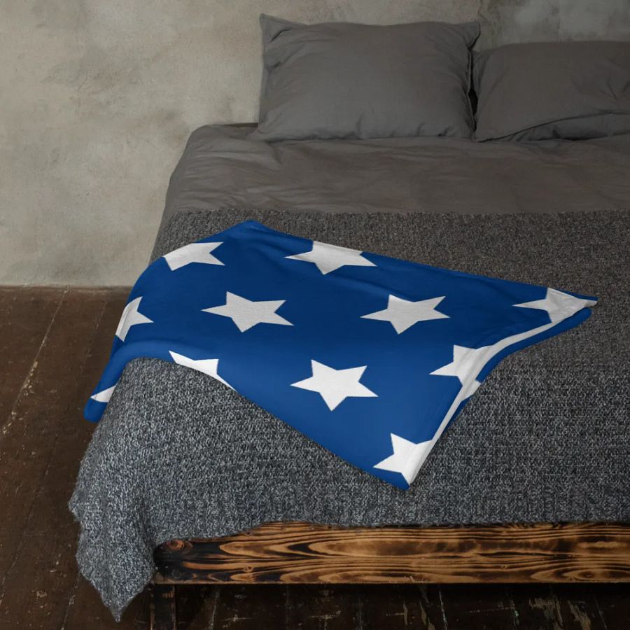 Patriot Wolf Throw Blanket product image (23)