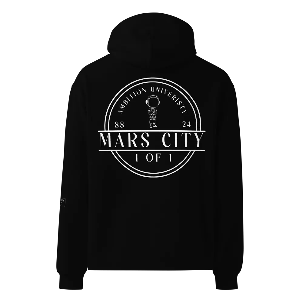 WHITE ASTRONAUT "PHONE HOME" FRONT & AMBITION UNIVERISTY CIRCLE LOGO BACK product image (3)