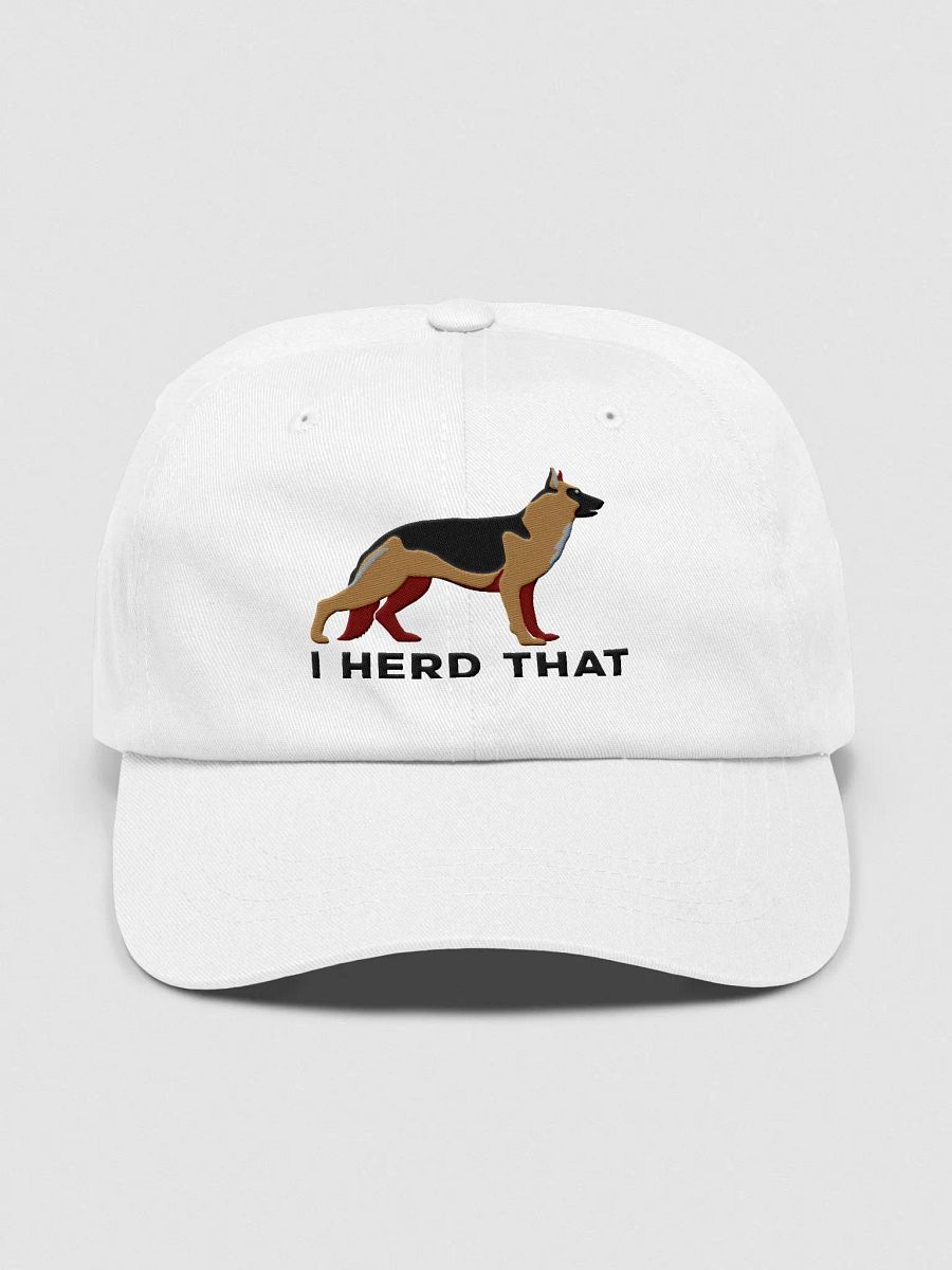 I Herd That Classic Dad Hat(Embroidered) of a German Shepherd product image (33)