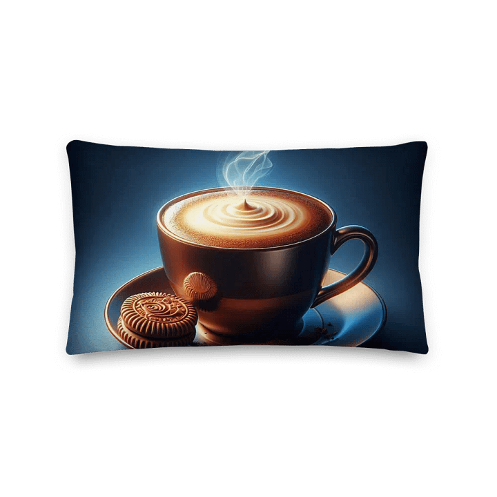 Coffee & Cookie Delight Pillow | Coffee fuels my brain. product image (2)