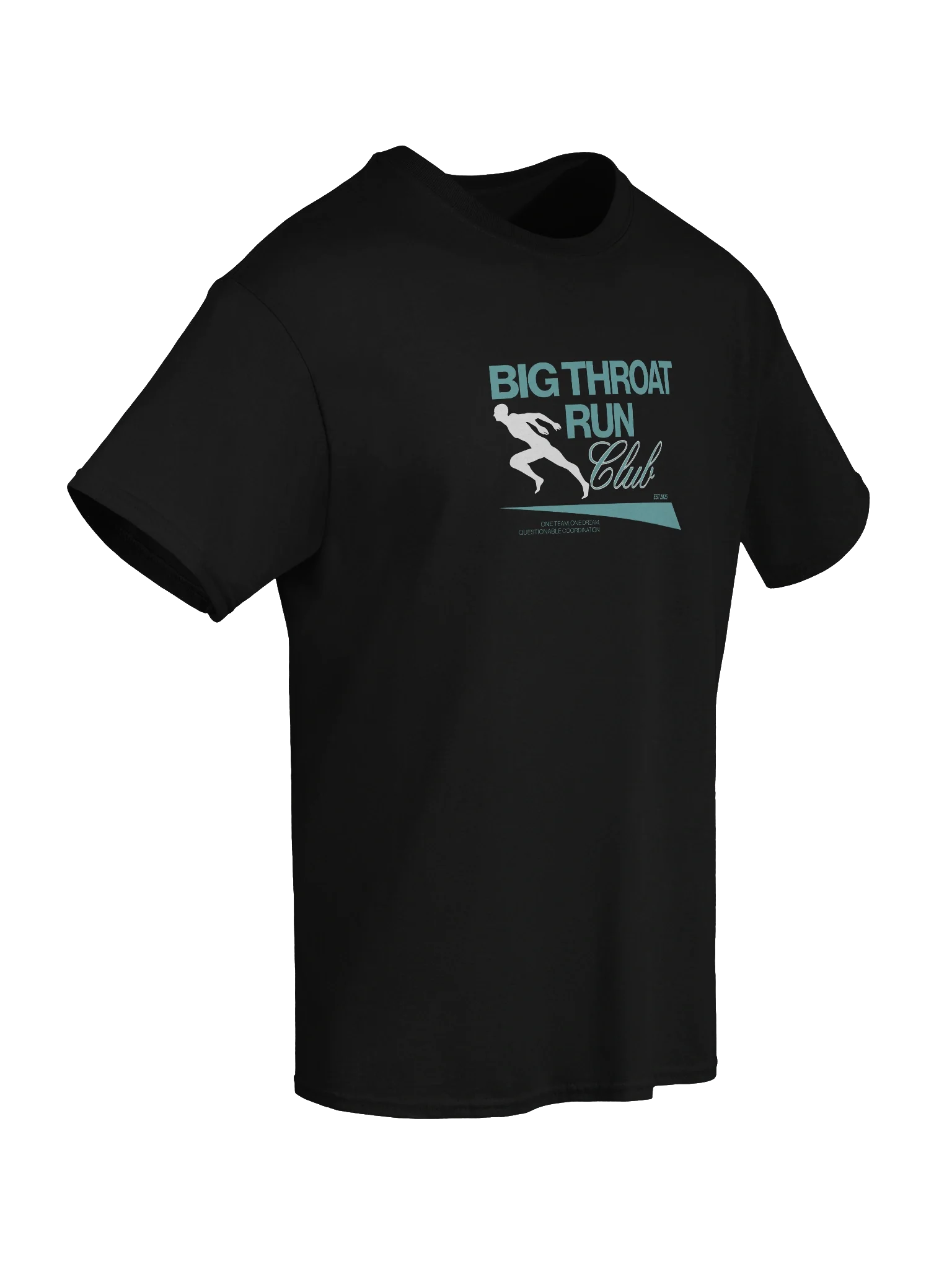 Big Throat Run Club (Black Tee) product image (8)
