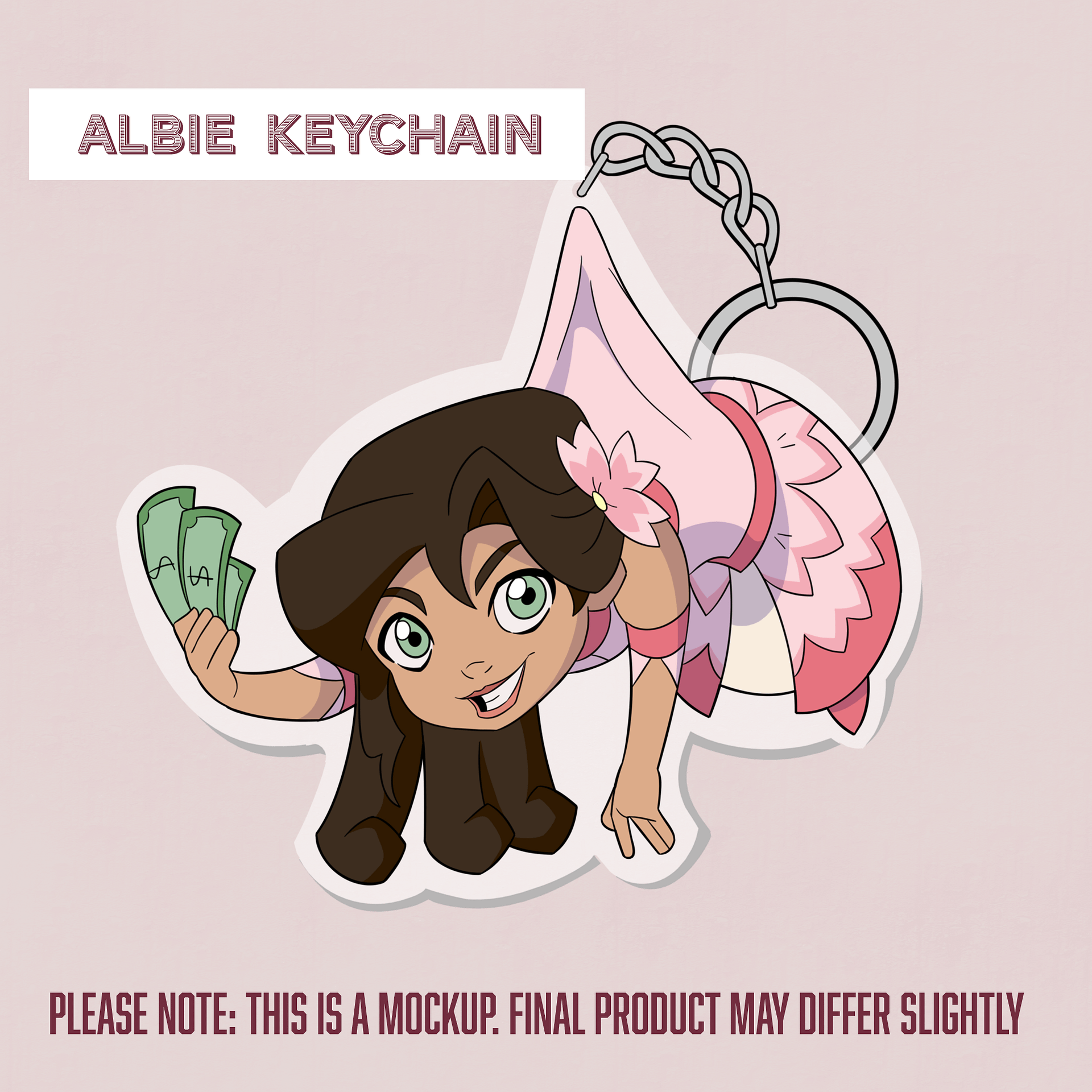 Albie Acrylic Keychain (Limited Preorder) product image (1)