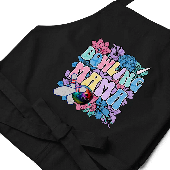 Bowling Mama Fun Organic Cotton Apron product image (2)