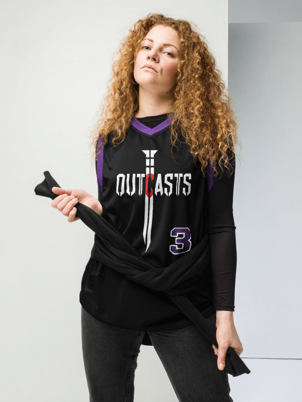 Outcasts Basketball Jersey Purple/Black product image (2)