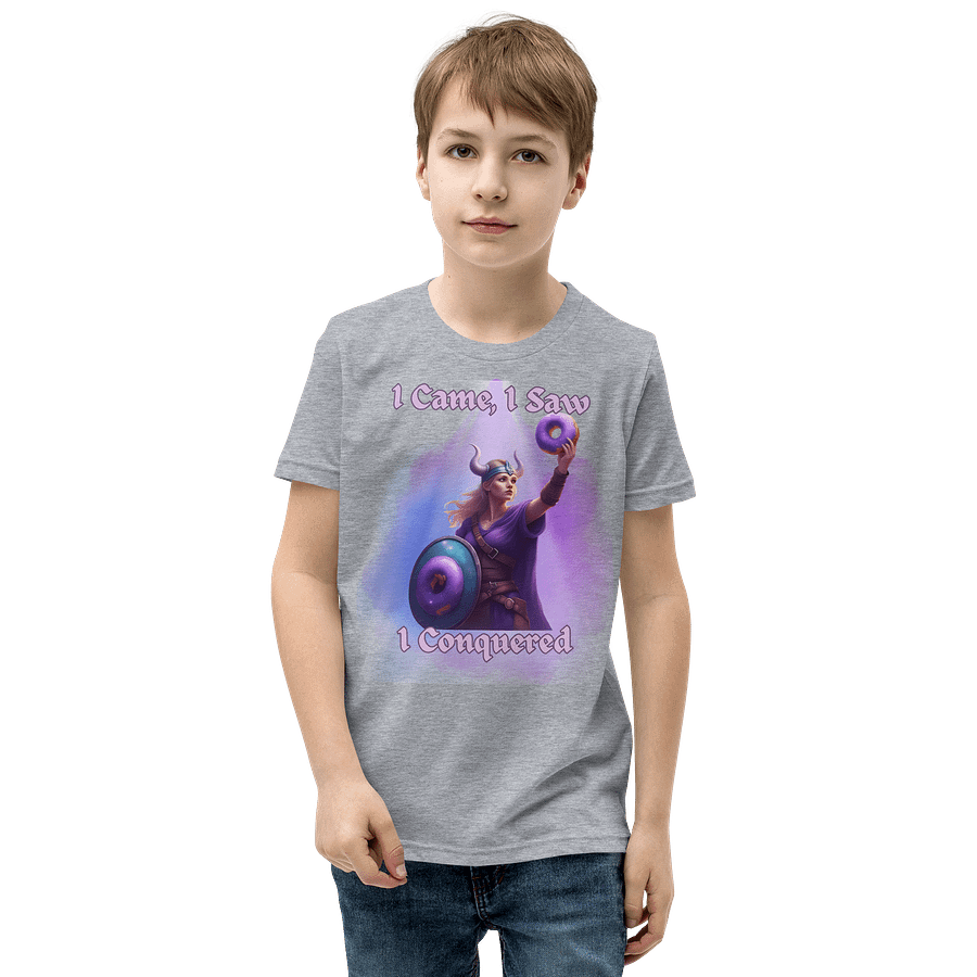 Female Viking Donut Warrior Youth T-Shirt product image (12)