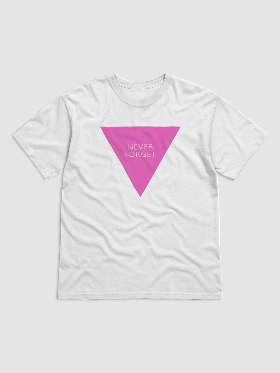 Pink Triangle = Never Forget - T-Shirt product image (1)