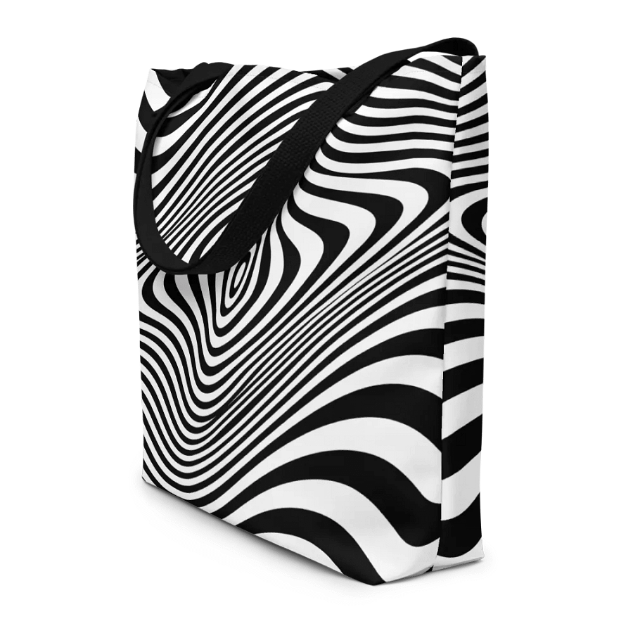 optic illusion Large Tote Bag for elegant ladies moms daughters friends product image (8)