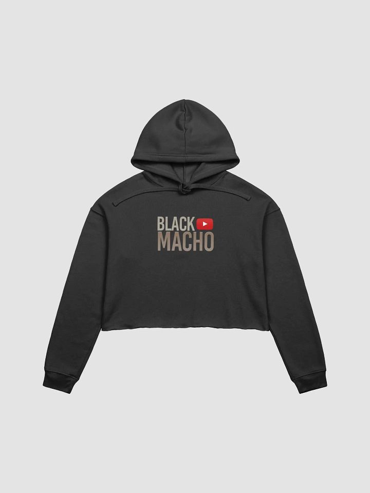 Black Macho Crop Hoodie product image (1)