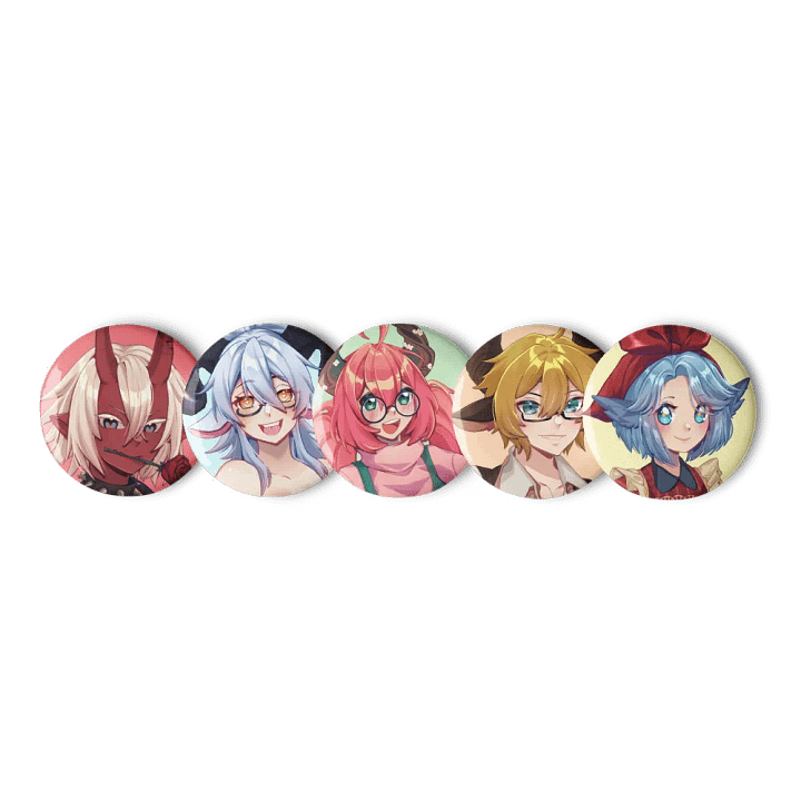Gen 1 Valentine's Day Badge Set product image (2)