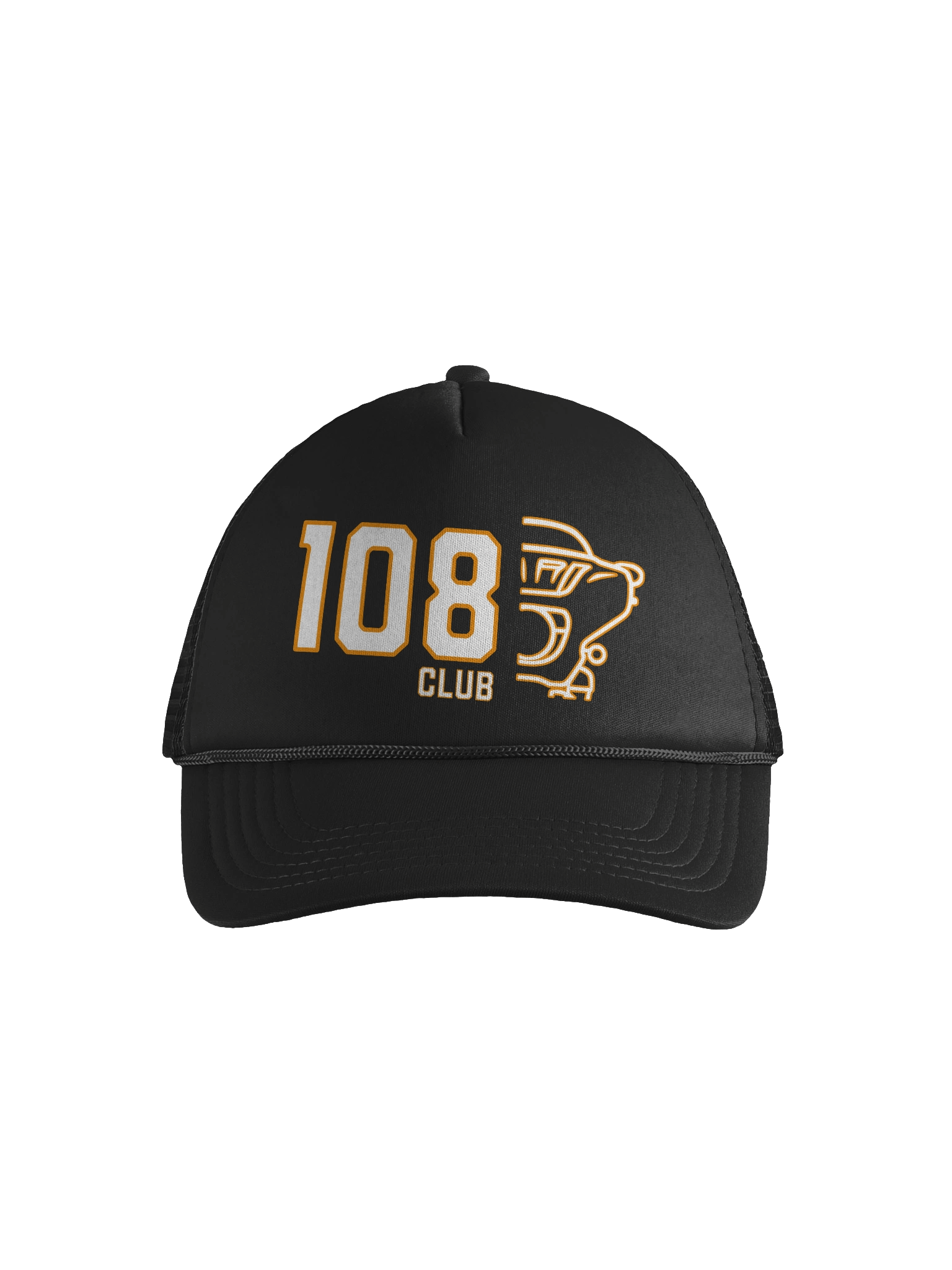 Throttle & Iron “108 Club” Mesh Trucker Hat — Chieftain PowerPlus Edition product image (1)