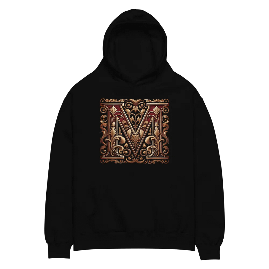 Vintage Ornate Letter M Premium Hoodie product image (2)