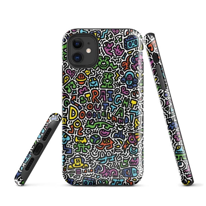 'Straight Outta Doodleland' Phone Case product image (1)