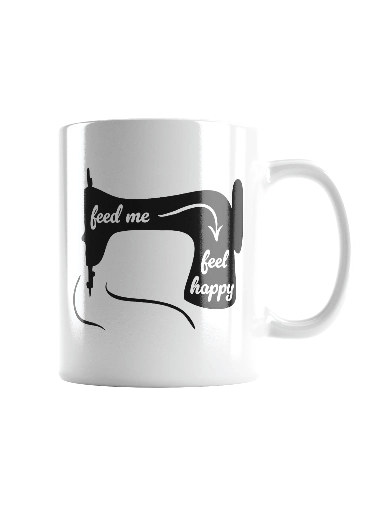Feed Me Feel Happy Mug product image (1)