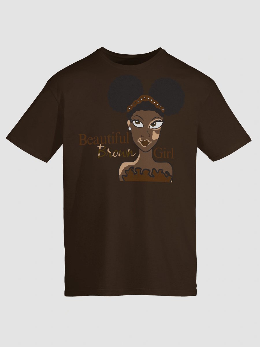 Beautiful Brown Girl Cookies & Cream Tee (Vitiligo) product image (9)