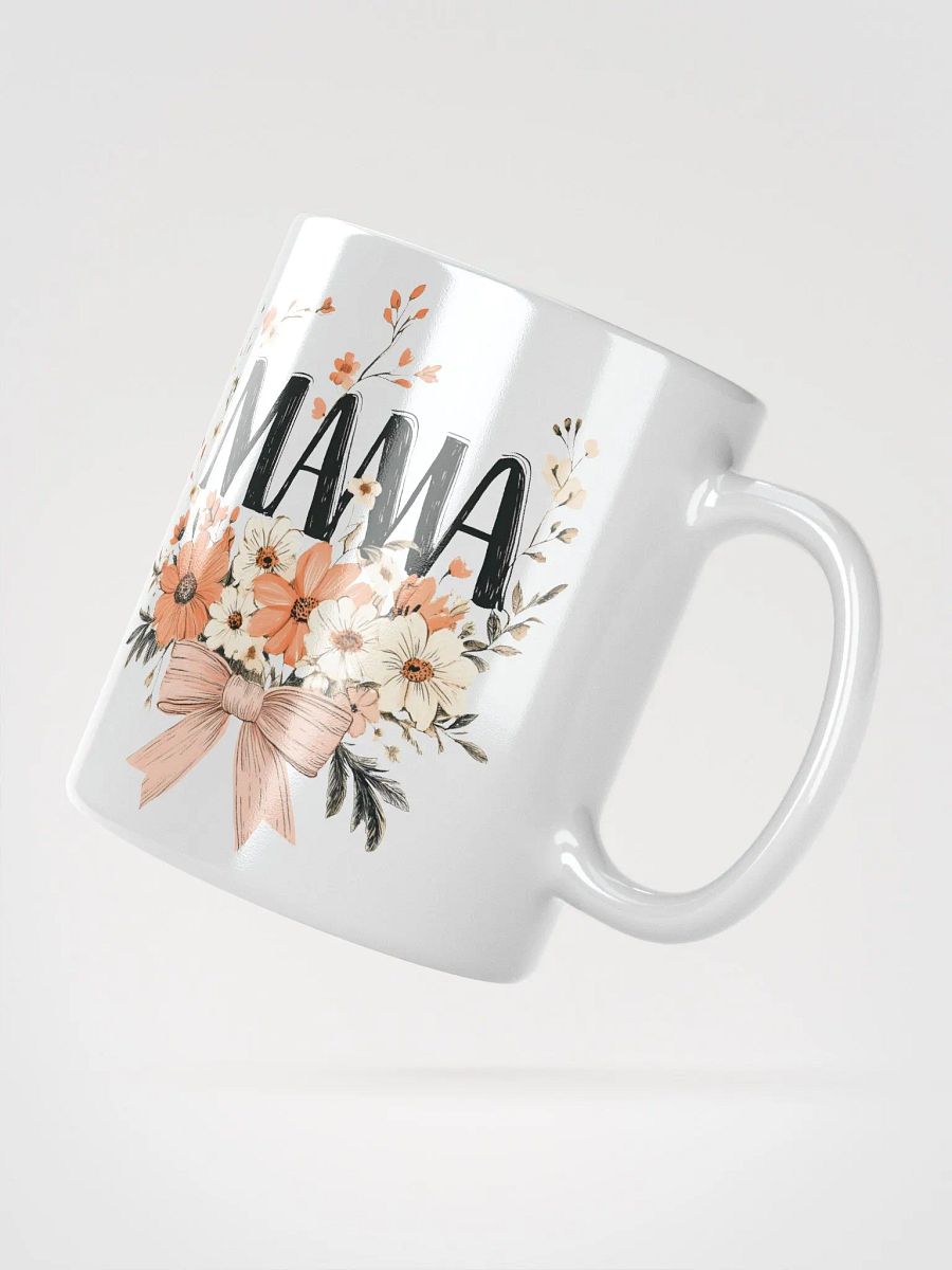 Floral Mama White Glossy Mug product image (5)