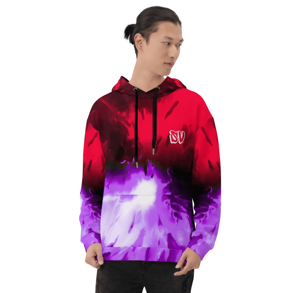 STRAIGHT VIBIN NEON COLOR FADE STYLE ITACHI V SASUKE HOODIE product image (8)