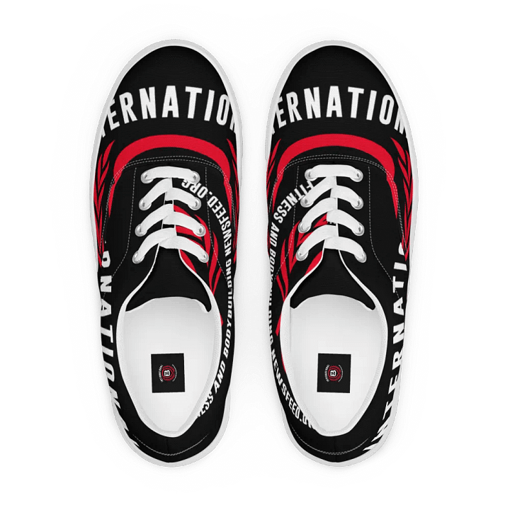 IFBNewsfeed.Org's Men's Lace-Up Canvas Shoes product image (2)