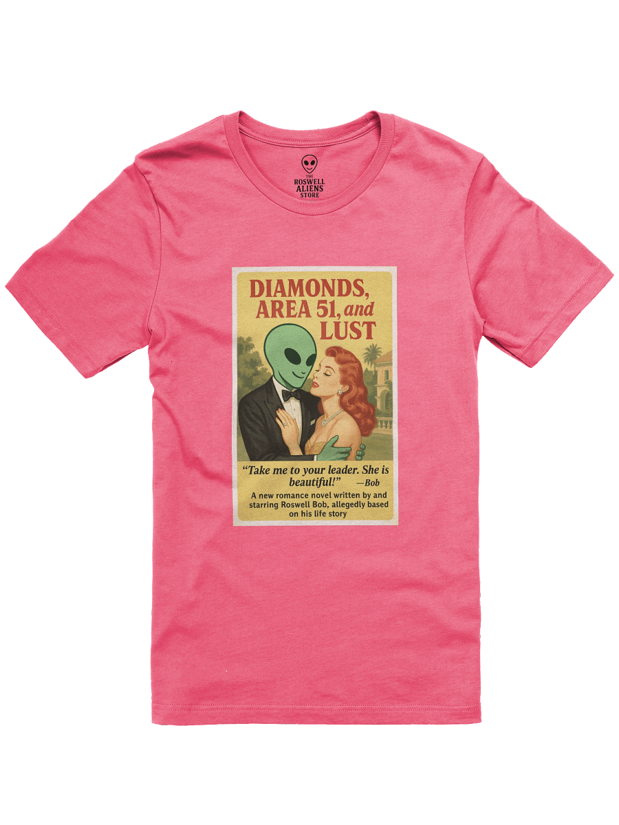 Area 51 Romance Novel Roswell Aliens 1950's Retro Poster Unisex T-Shirt product image (1)