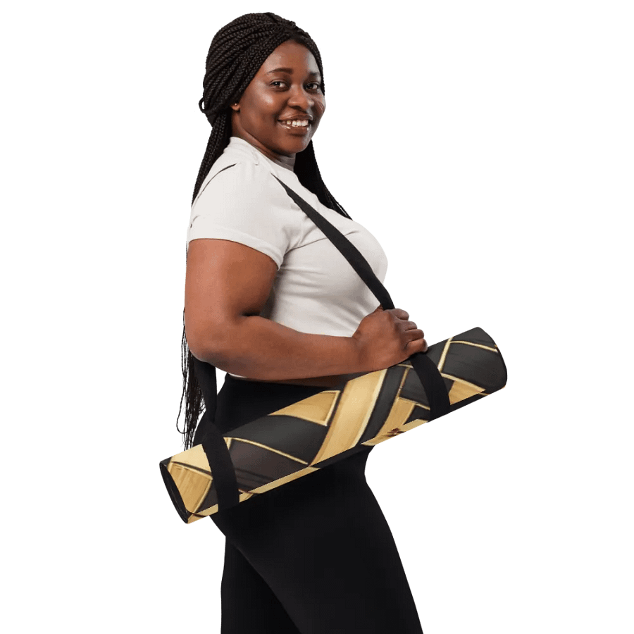 Bamboo and Ebony Grain Yoga Mat product image (10)
