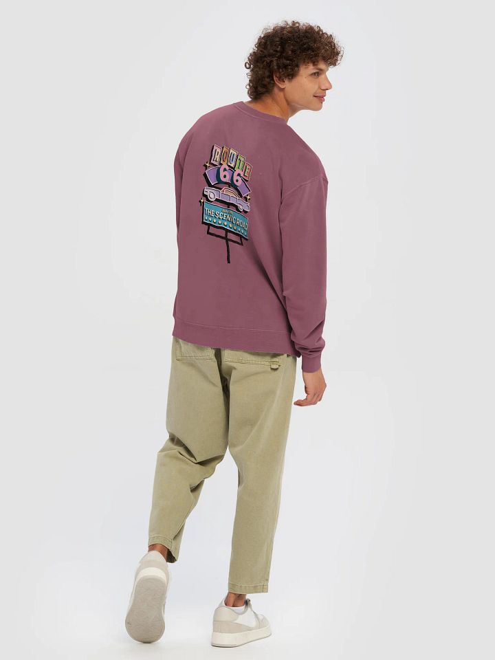 Route 66 Sign Vintage Style Premium Crewneck product image (25)