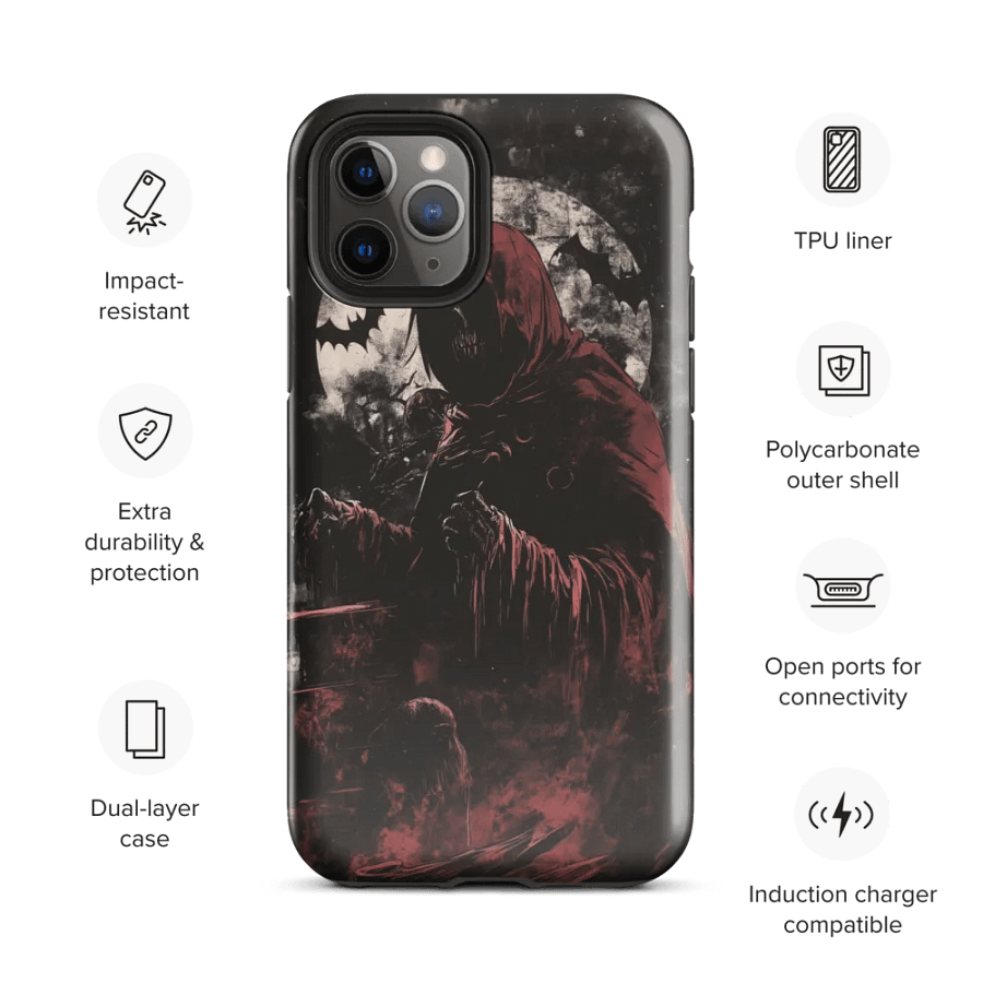 Red Reaper Darkness iPhone Tough Case product image (28)