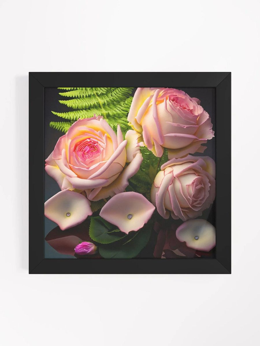 Framed High-Quality Matte Poster: A Cascading Beauty product image (4)