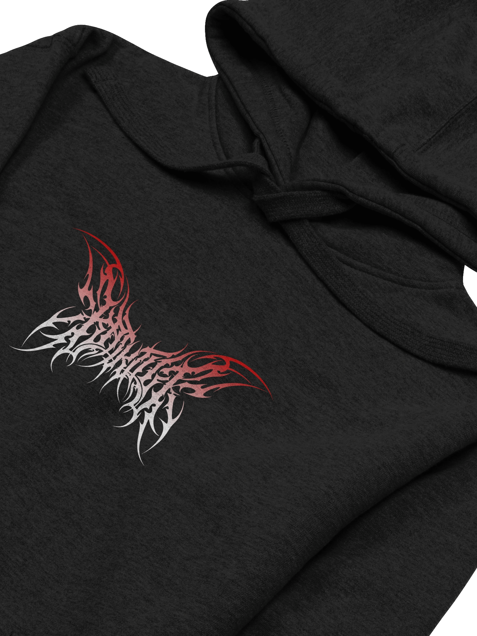 Kat Kult Hoodie (Red & White logo) product image (2)